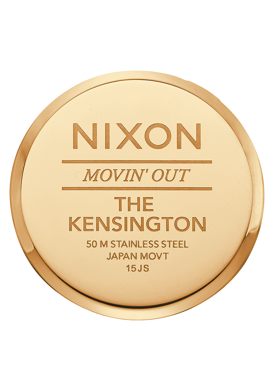 Kensington Leather - Gold / Black / Silver View 4