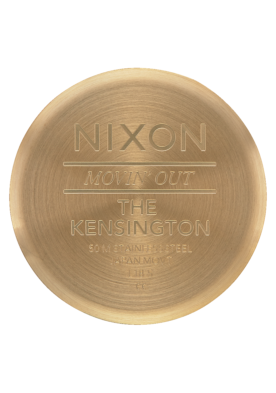 Kensington Leather - Gold / White / Teal View 4