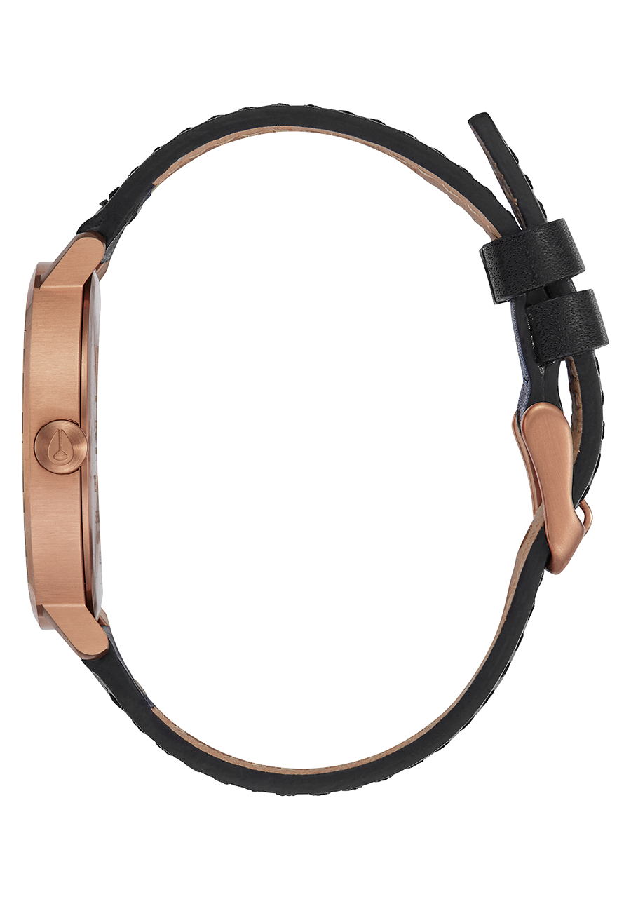 Arrow Leather - Rose Gold / Black View 2