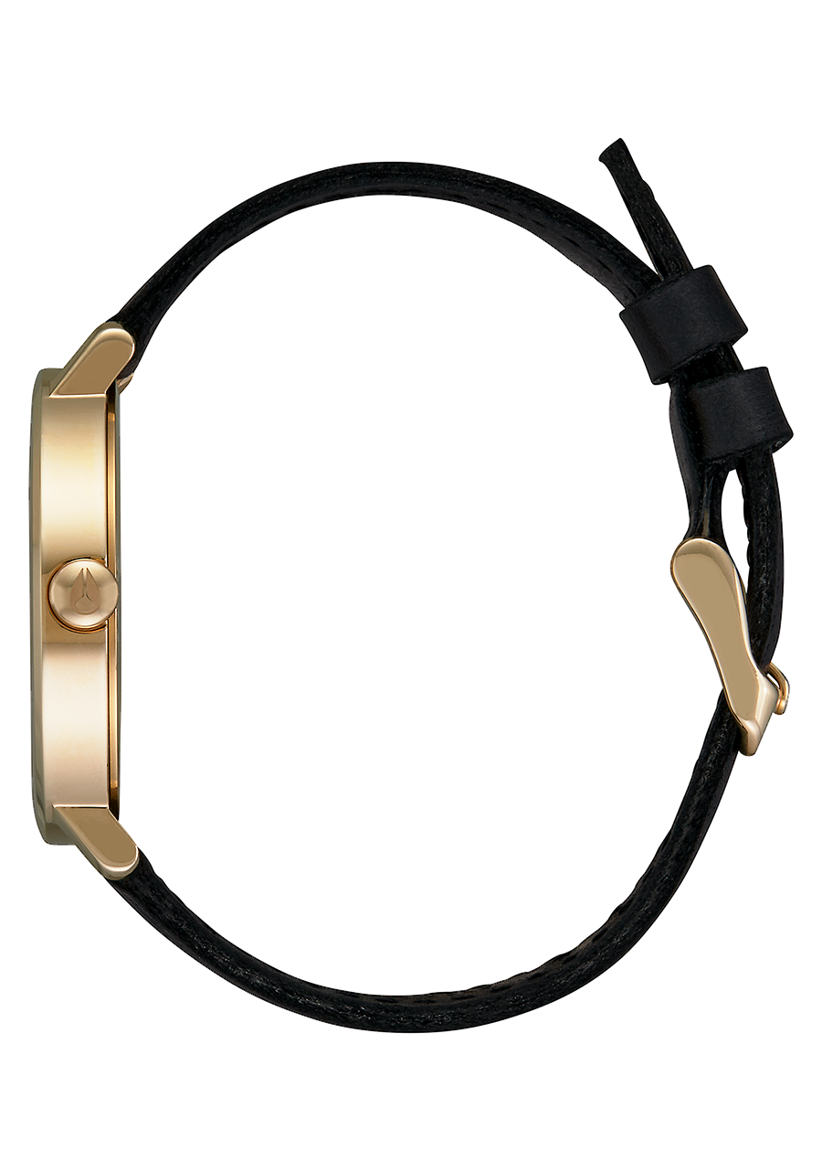 Arrow Leather - Gold / Cream / Black View 2