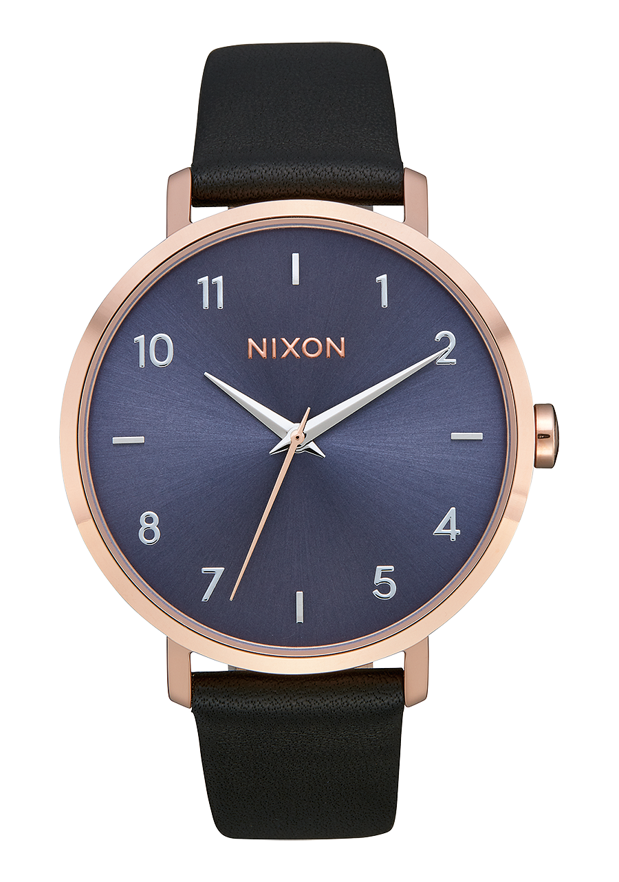 Arrow Leather - Rose Gold / Storm View 1