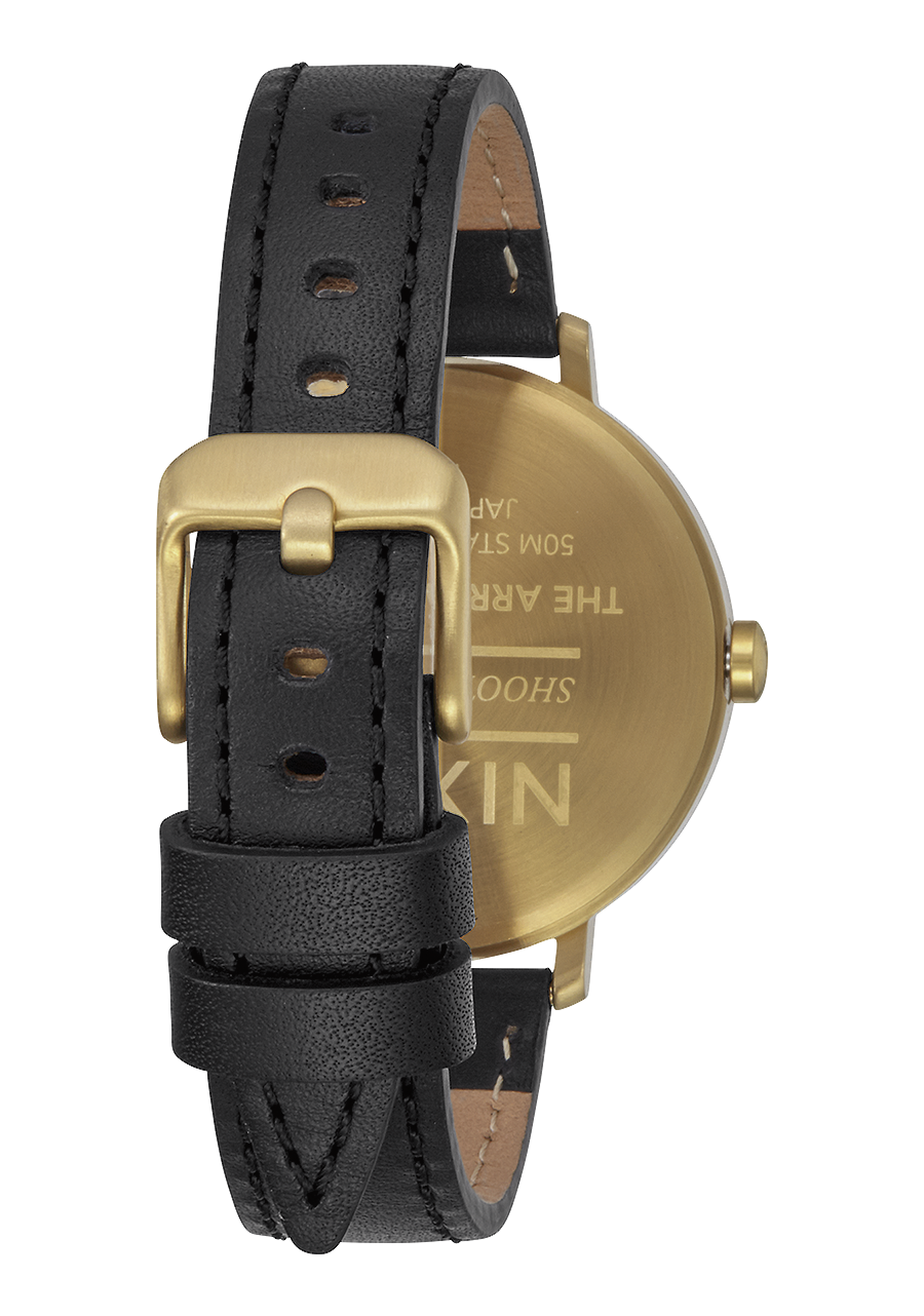 Arrow Leather - Gold / Black View 3