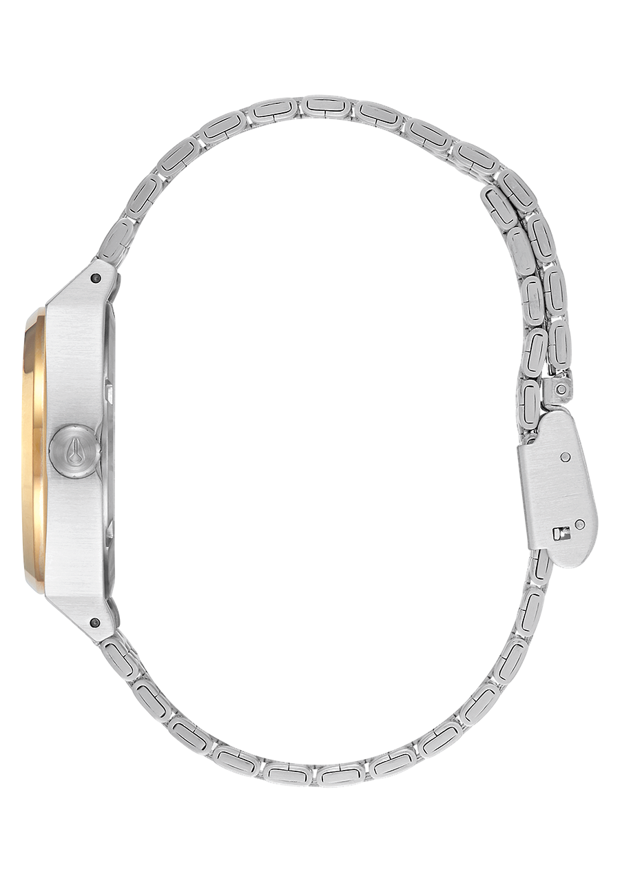 Medium Time Teller - Silver / Gold / Agave View 2