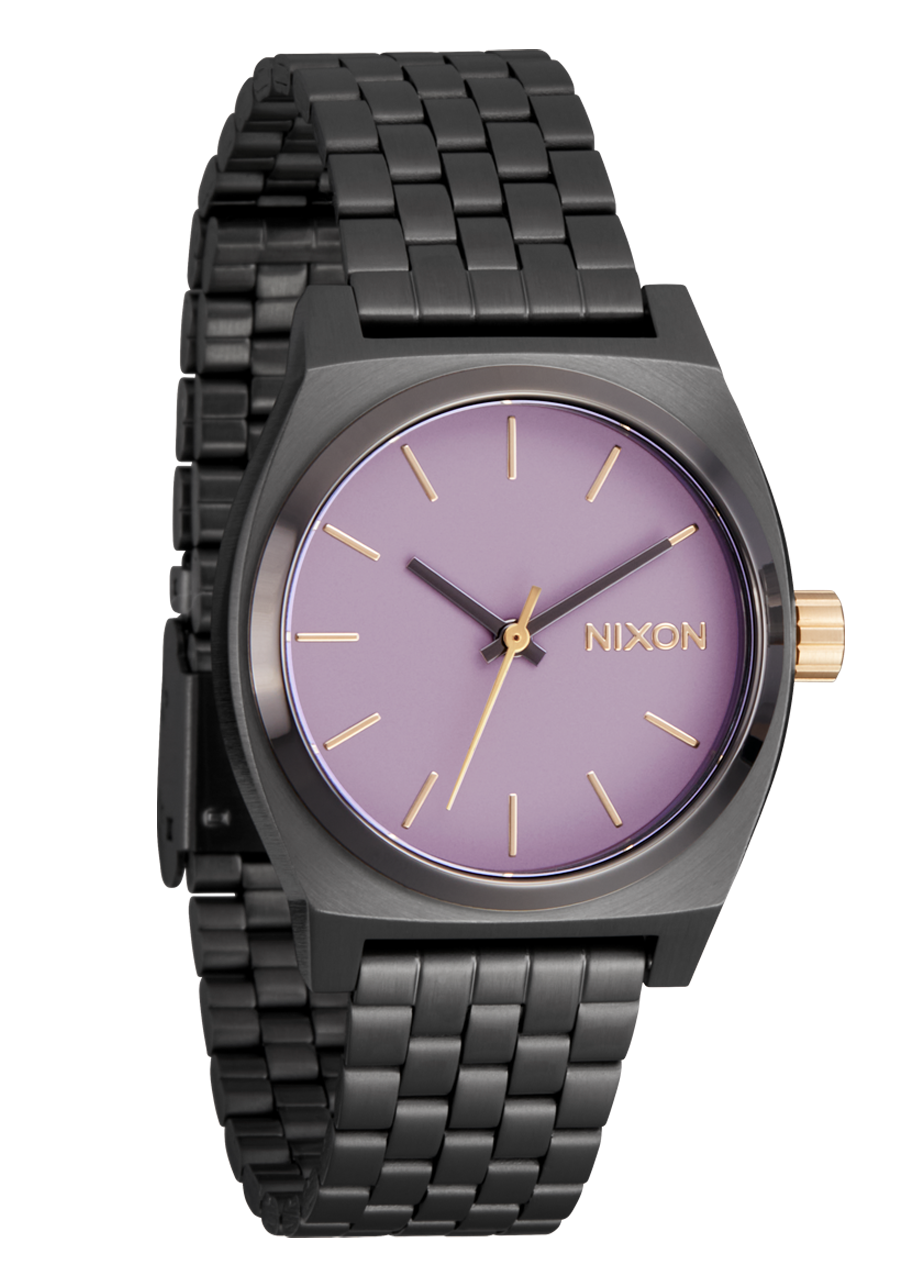 Medium Time Teller Watch | Gunmetal / Lavender / Gold | Small Medium Time Teller Watch | Gunmetal / Lavender / Gold | Small