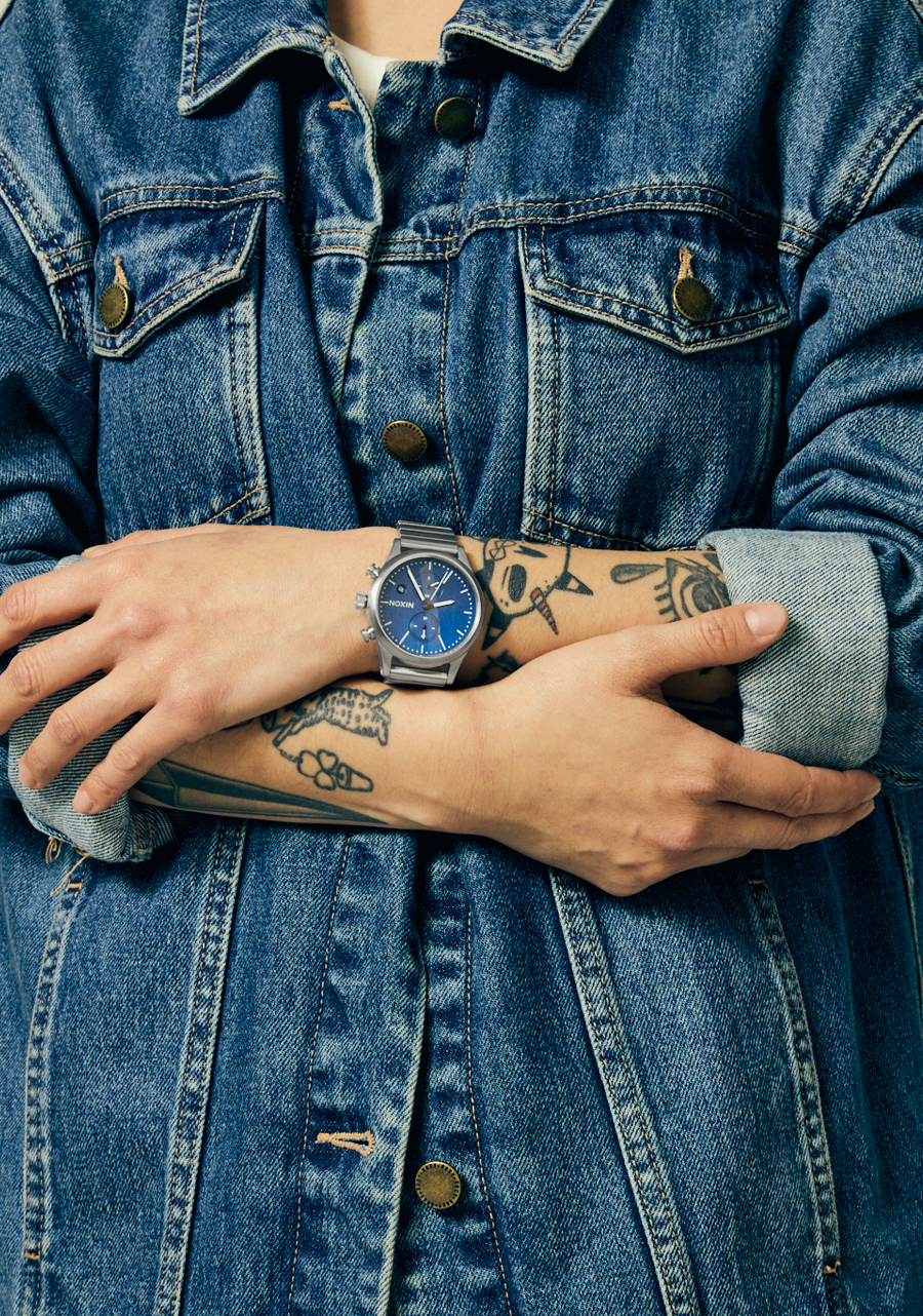 Station Chrono Watch | Silver / Indigo | Chronograph Watch – Nixon US Station Chrono Watch | Silver / Indigo | Chronograph Watch – Nixon US