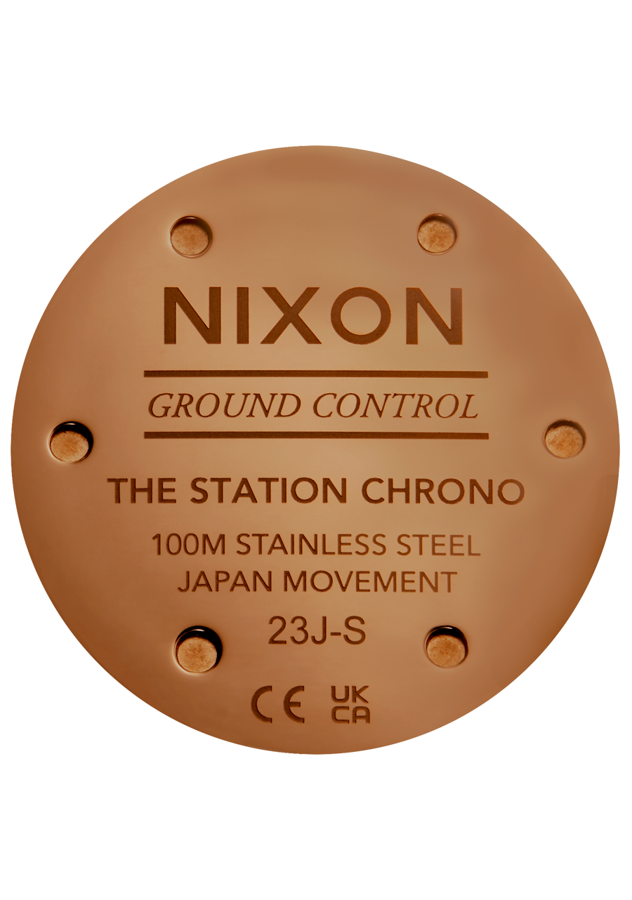 Station Chrono Leather Watch | Chocolate / Cappuccino / Brown Station Chrono Leather Watch | Chocolate / Cappuccino / Brown