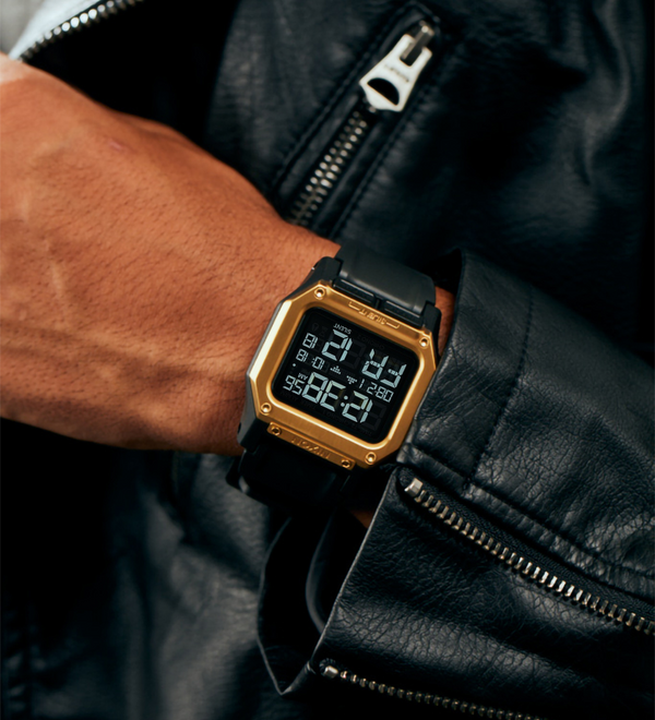 Regulus Watch | Black / Gold | Digital – Nixon US Regulus Watch | Black / Gold | Digital – Nixon US