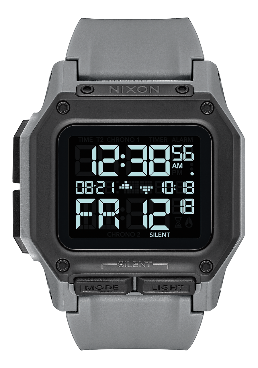Regulus Watch All Gunmetal Digital Nixon US