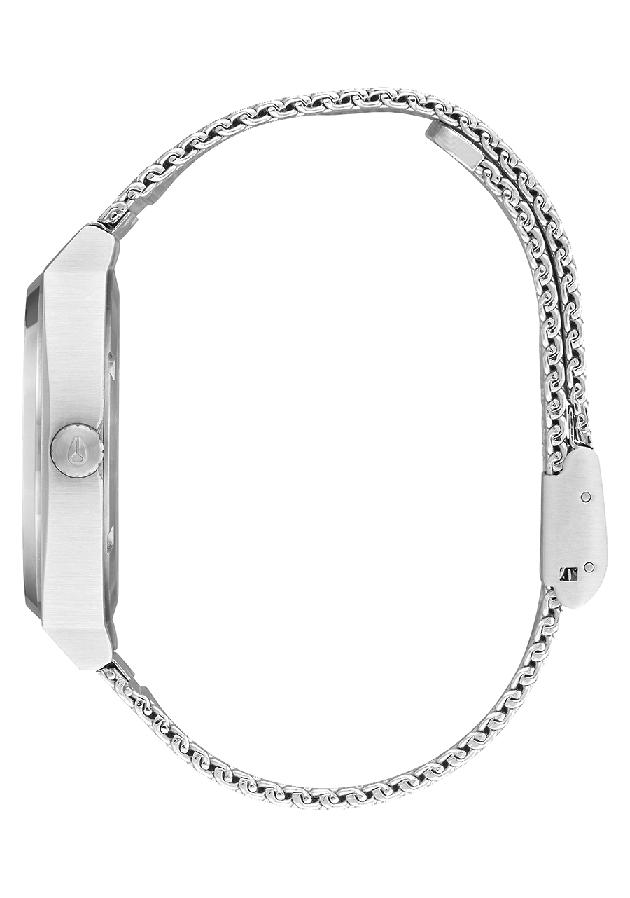 Time Teller Milanese - All Silver View 2