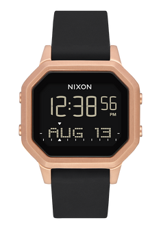 Siren Stainless Steel Watch | Rose Gold / Black | Digital – Nixon US Siren Stainless Steel Watch | Rose Gold / Black | Digital – Nixon US