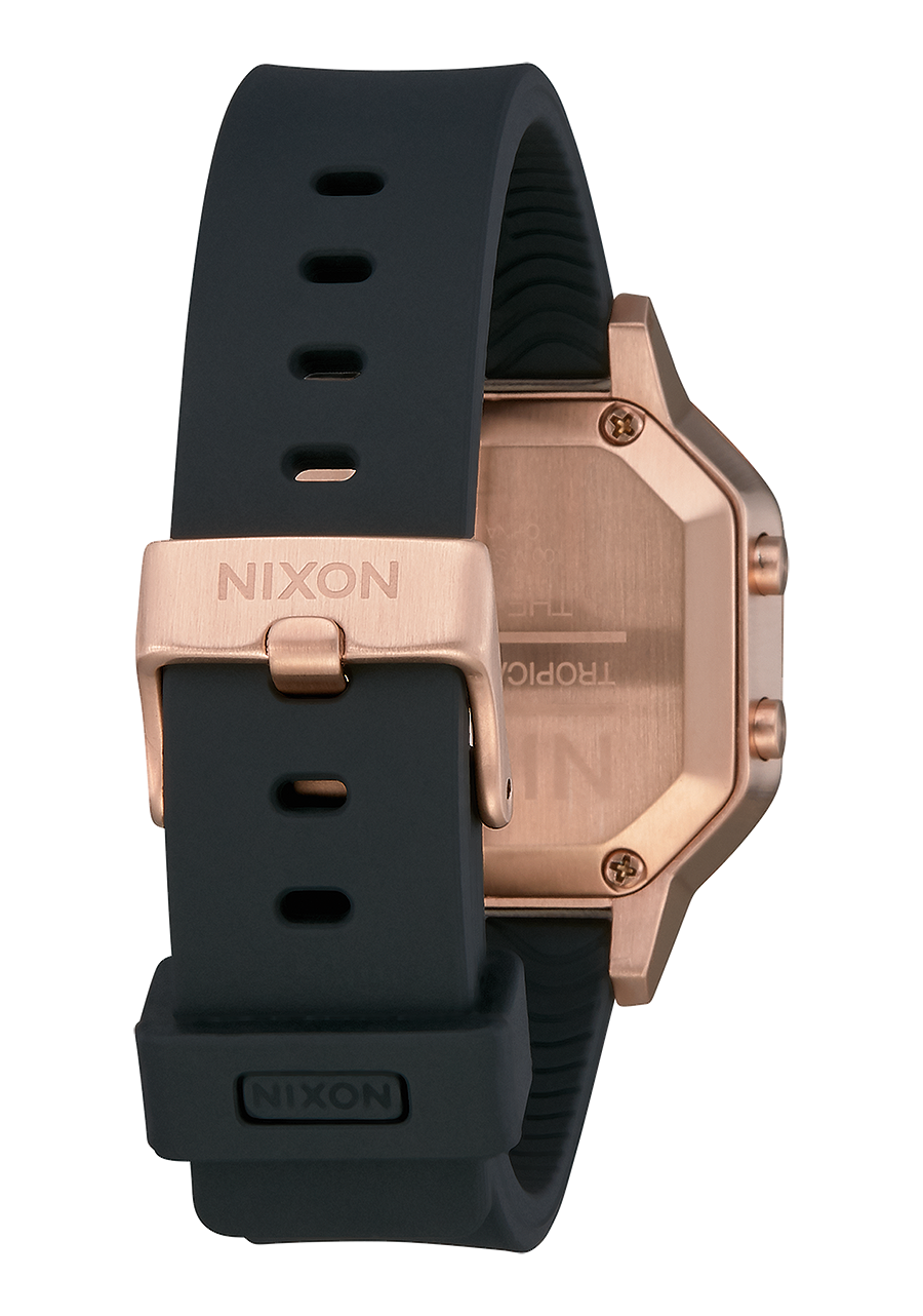 NIXON SIREN SS 腕時計 Siren Stainless Steel Watch | Rose Gold / Black | Digital