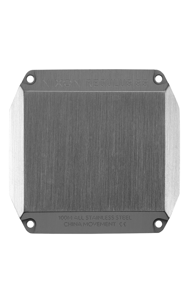 Regulus Stainless Steel Watch Gunmetal Digital Nixon US