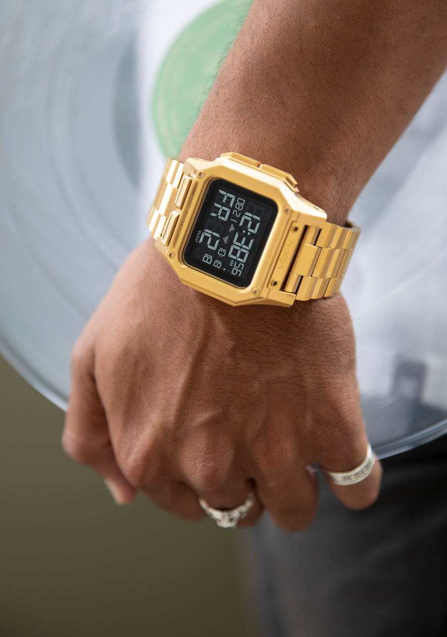 Regulus Stainless Steel Watch | All Gold | Digital – Nixon US
