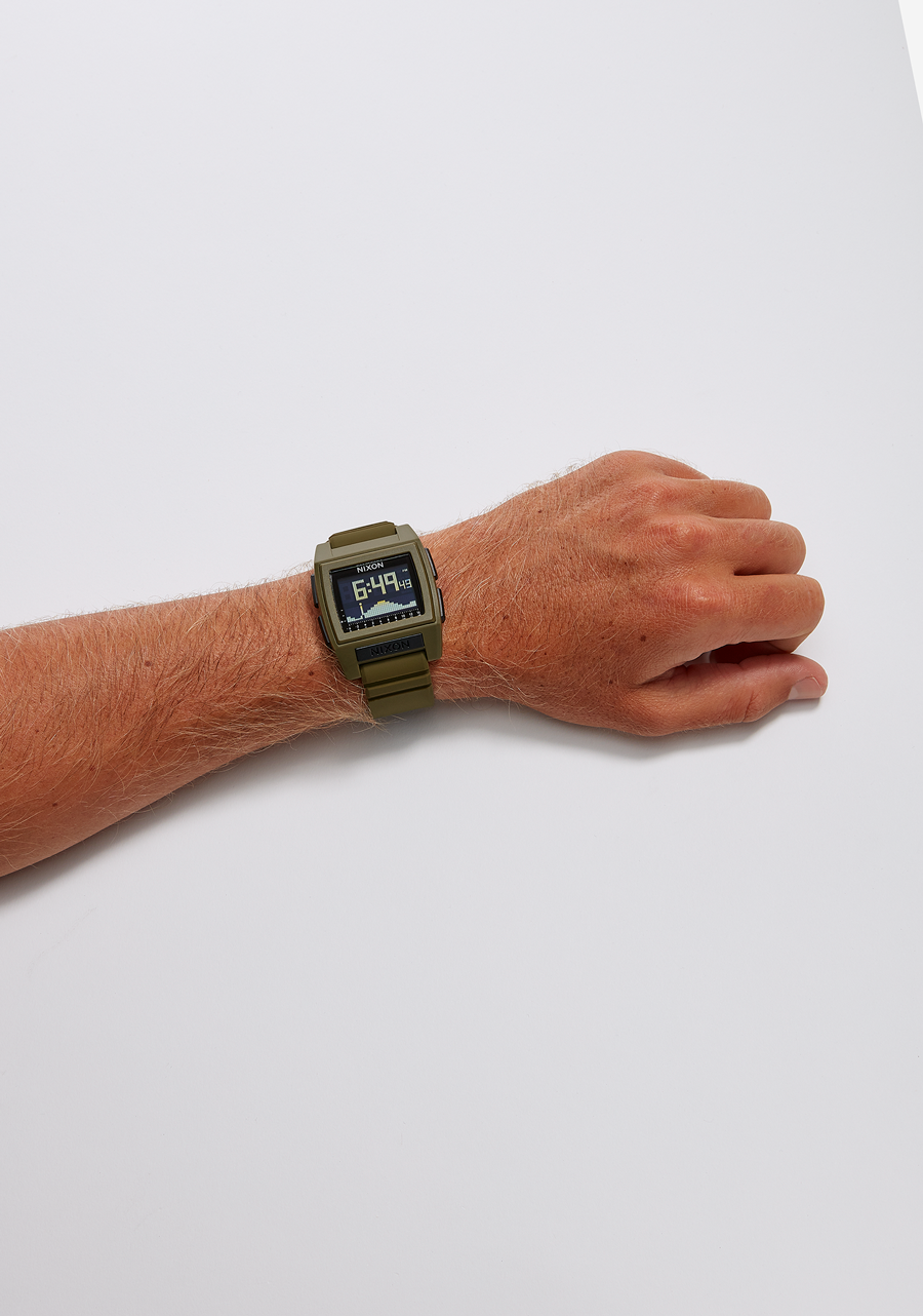 Base Tide Pro Watch Black Digital Nixon US