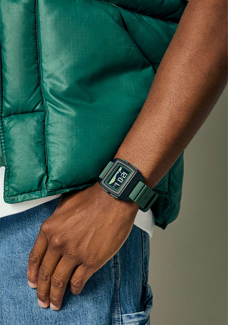 Base Tide Pro Watch | Black / Sage | Digital – Nixon US Base Tide Pro Watch | Black / Sage | Digital – Nixon US