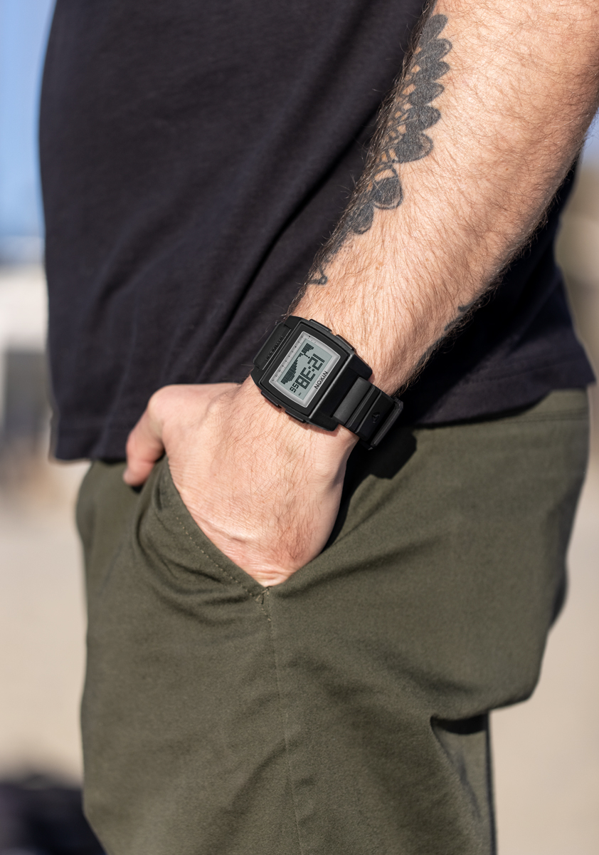 Base Tide Pro Watch | Black / Positive | Digital – Nixon US Base Tide Pro Watch | Black / Positive | Digital – Nixon US