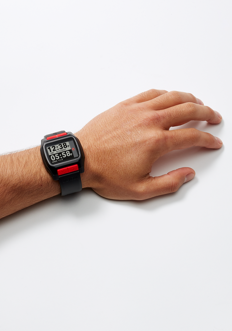 High Tide Watch | Black / Red | Digital – Nixon US