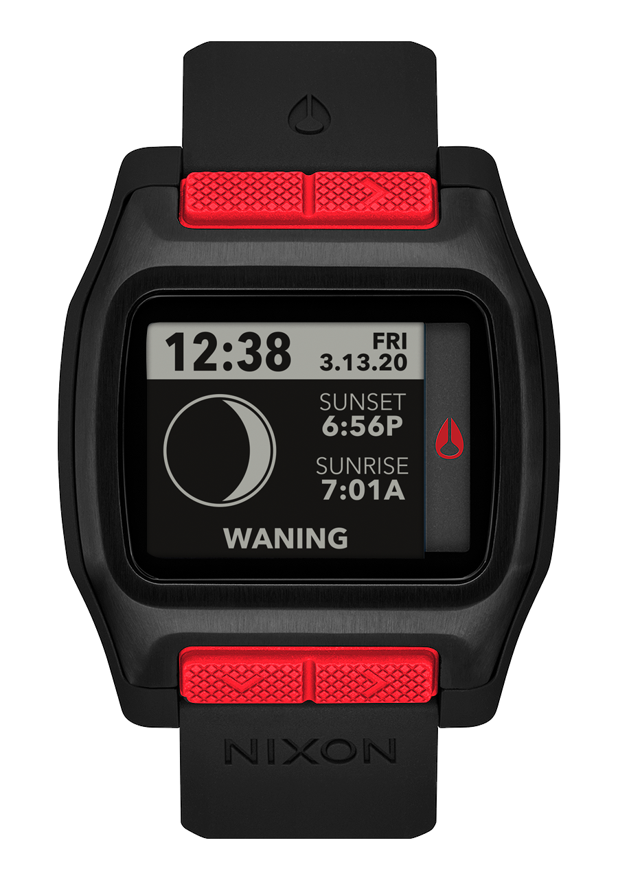 High Tide Watch | Black / Red | Digital – Nixon US High Tide Watch | Black / Red | Digital – Nixon US