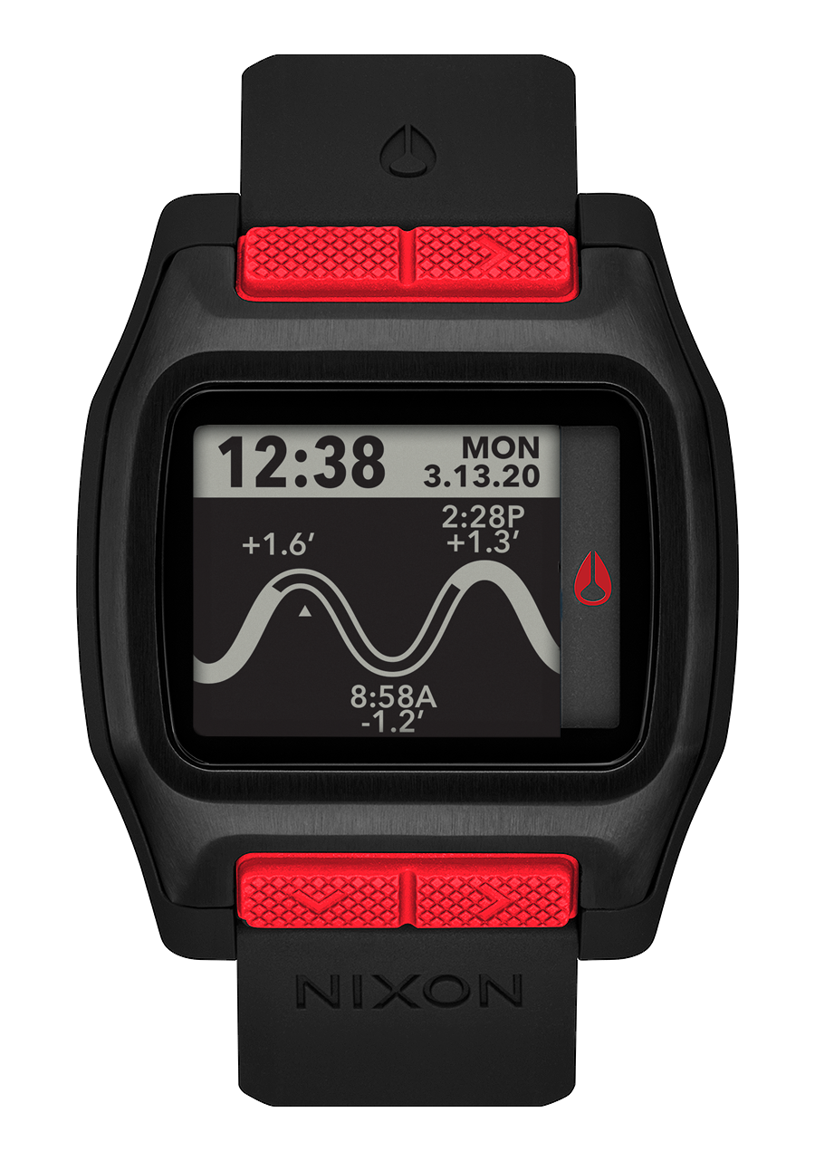 High Tide Watch | Black / Red | Digital – Nixon US High Tide Watch | Black / Red | Digital – Nixon US