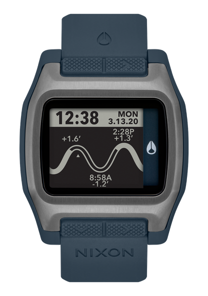 High Tide Watch Dark Slate Digital Nixon US