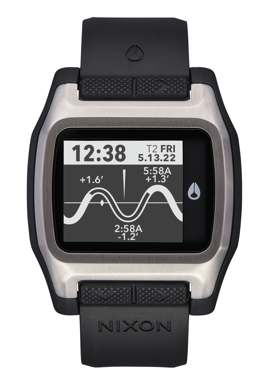 High Tide Watch | Silver / Black | Digital – Nixon US High Tide Watch | Silver / Black | Digital – Nixon US