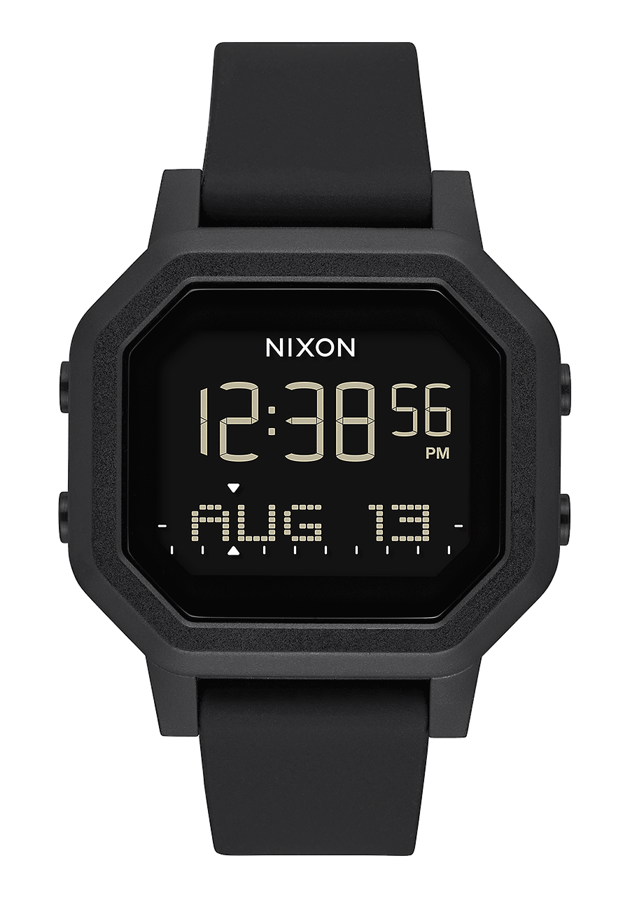Siren Watch All Black Digital Nixon US