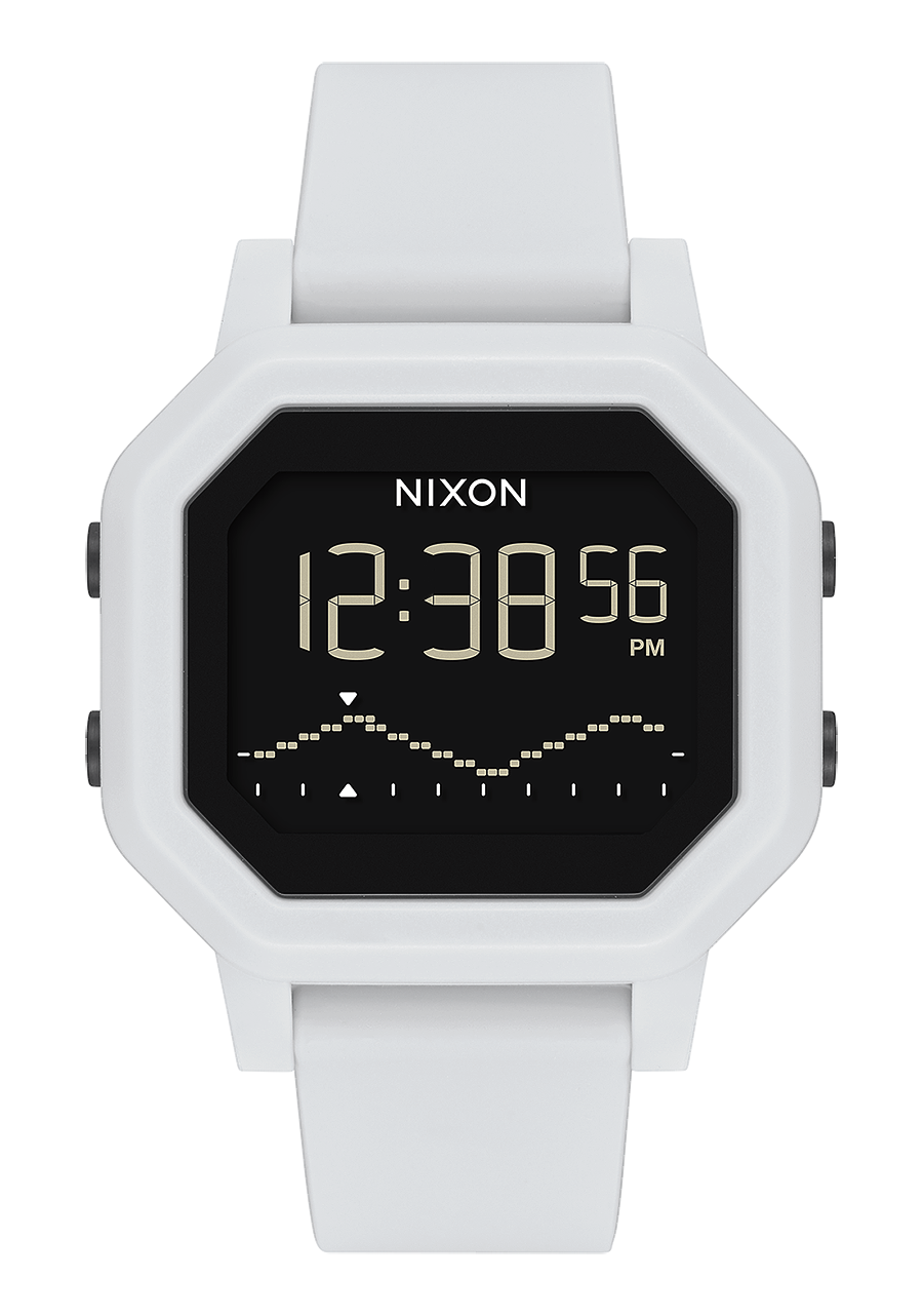Siren Watch White Digital Nixon US