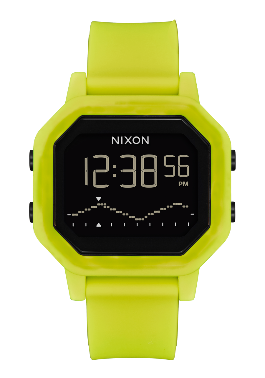 Siren Watch Citron Black Digital Nixon US