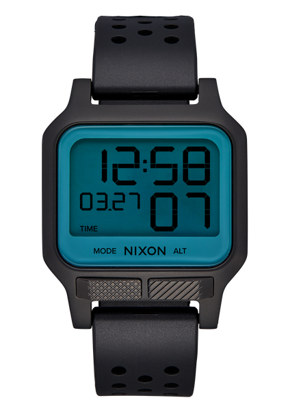 Heat Watch | Black / Aqua Positive | Digital – Nixon US