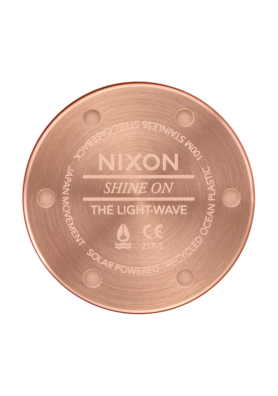 Light-Wave Watch | Light Pink / Rose Gold | Solar-Powered & Eco Light-Wave Watch | Light Pink / Rose Gold | Solar-Powered & Eco