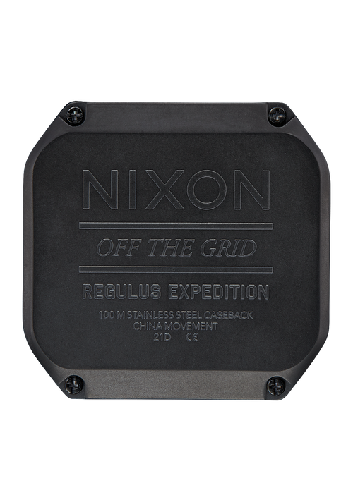Regulus Expedition Watch All Black Digital Nixon US