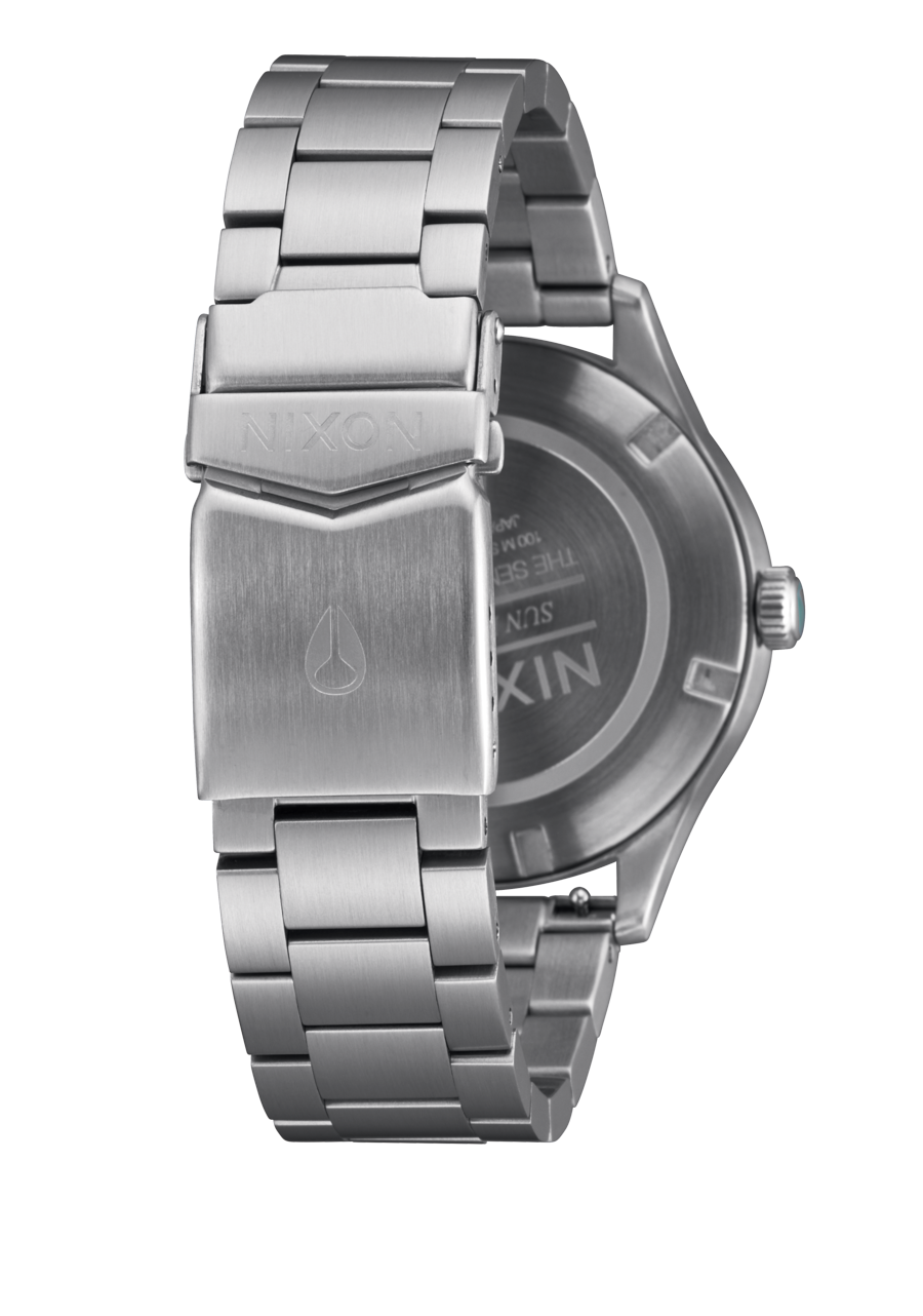 Sentry Solar Stainless Steel Watch | Silver / Jasper | Solar-Powered ...