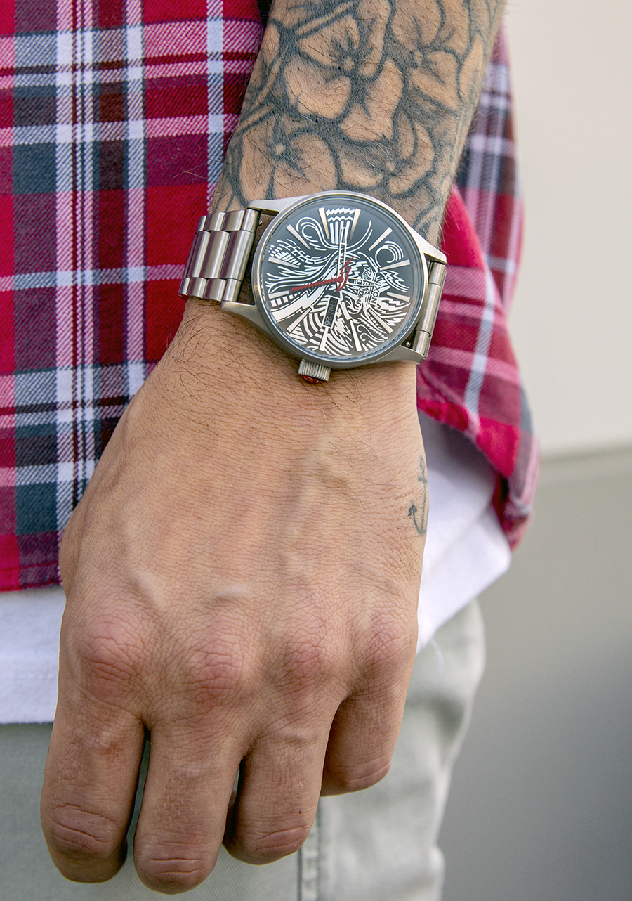 Rolling Stones Sentry Stainless Steel Watch | Silver / Black Rolling Stones Sentry Stainless Steel Watch | Silver / Black
