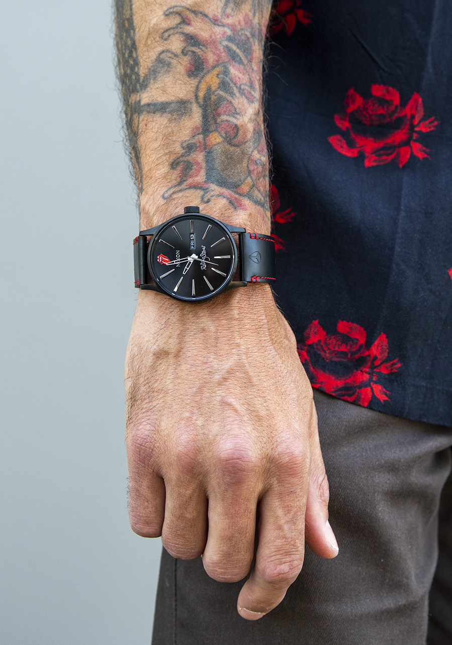 Rolling Stones Sentry Leather - All Black