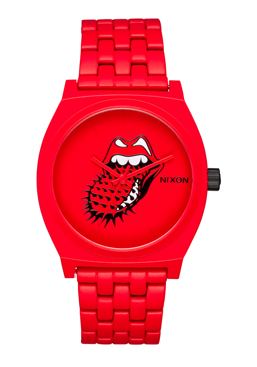 Rolling Stones Time Teller Watch | All Red | Unisex – Nixon US