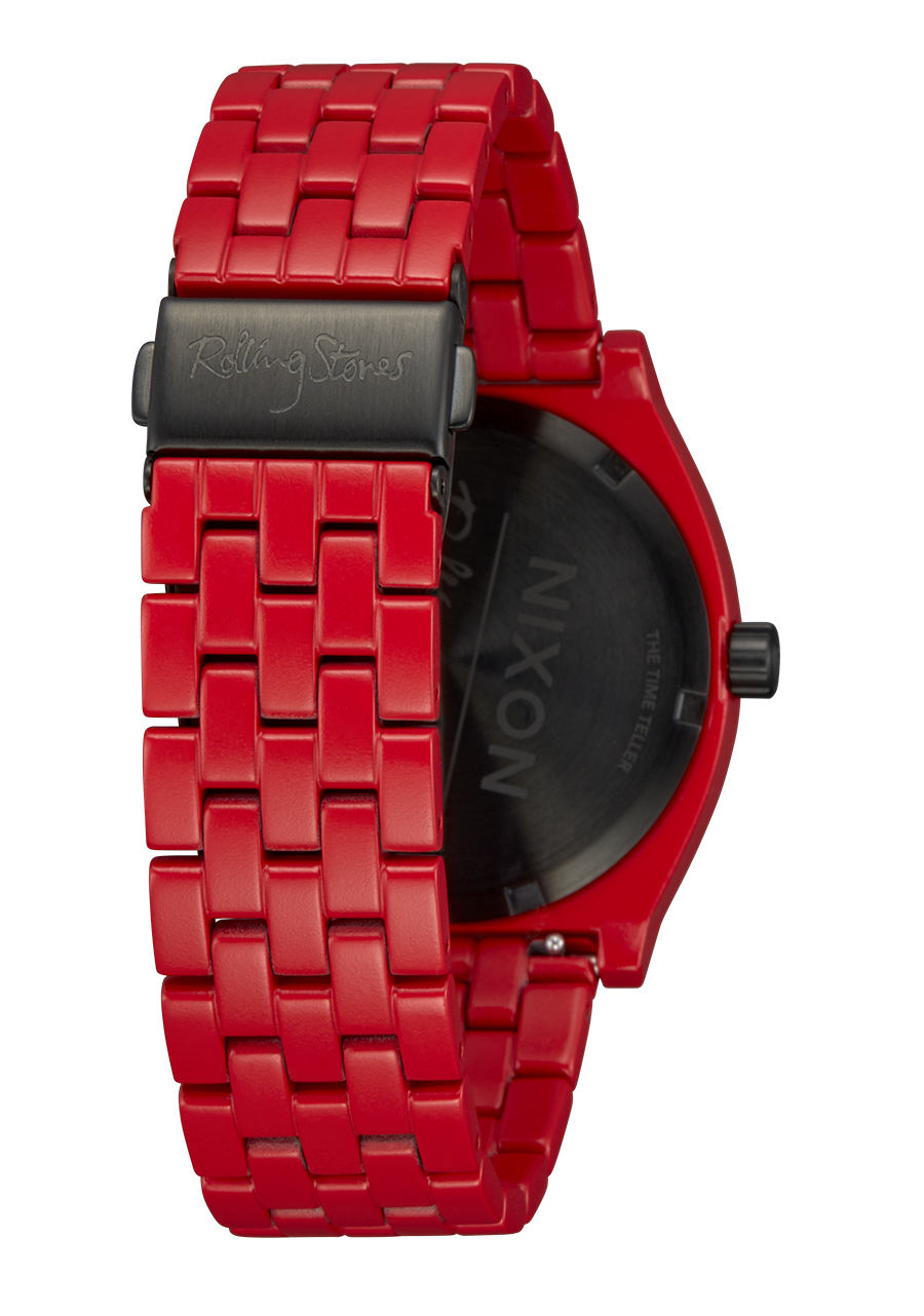 Rolling Stones Time Teller Watch | All Red | Unisex – Nixon US Rolling Stones Time Teller Watch | All Red | Unisex – Nixon US