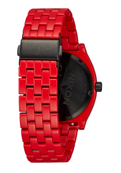 Rolling Stones Time Teller Watch All Red Unisex Nixon US