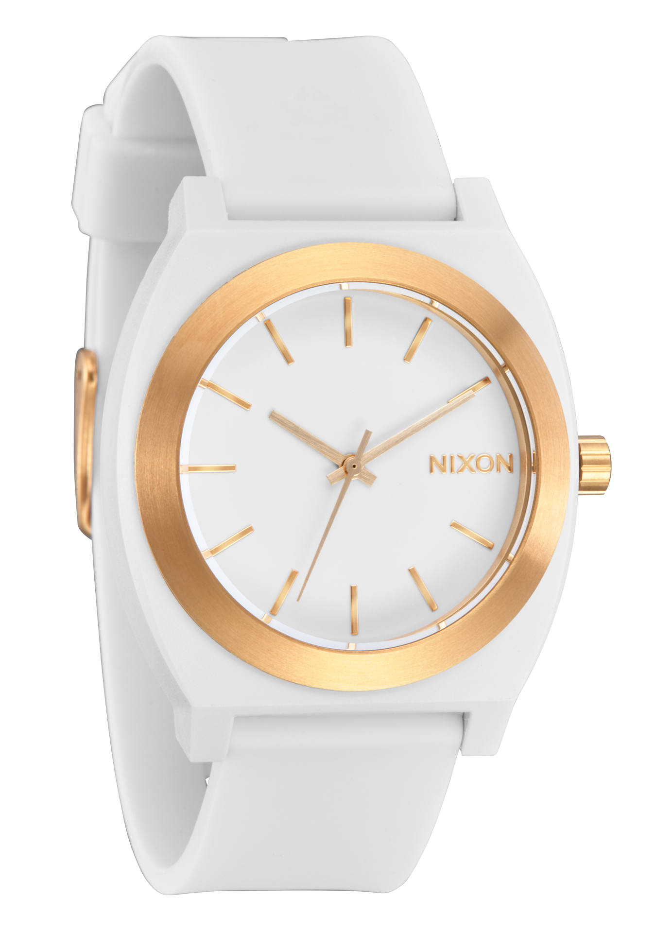 Time Teller OPP - White / Matte Gold View 2