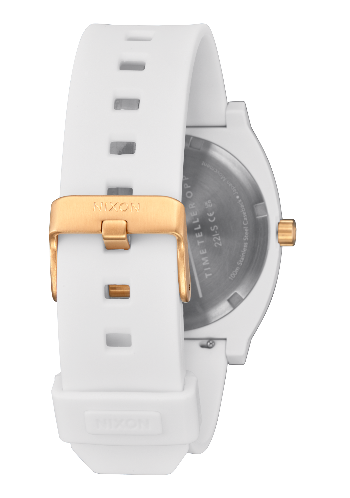Time Teller OPP - White / Matte Gold View 4