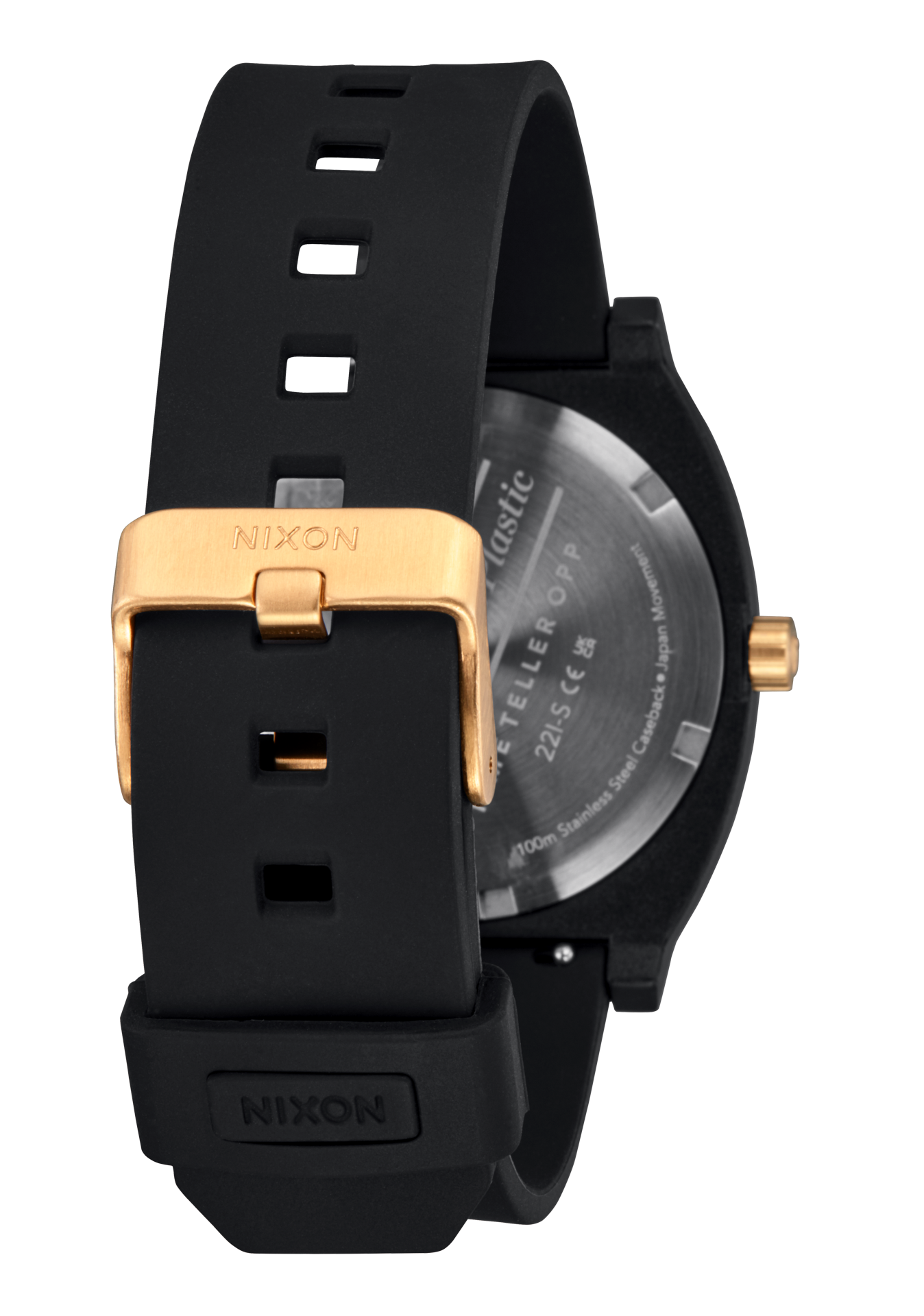 Time Teller OPP Watch | Black / Matte Gold | Recycled Plastic Time Teller OPP Watch | Black / Matte Gold | Recycled Plastic
