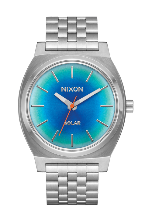 Time Teller Watch | Silver / Turquoise | Unisex – Nixon US