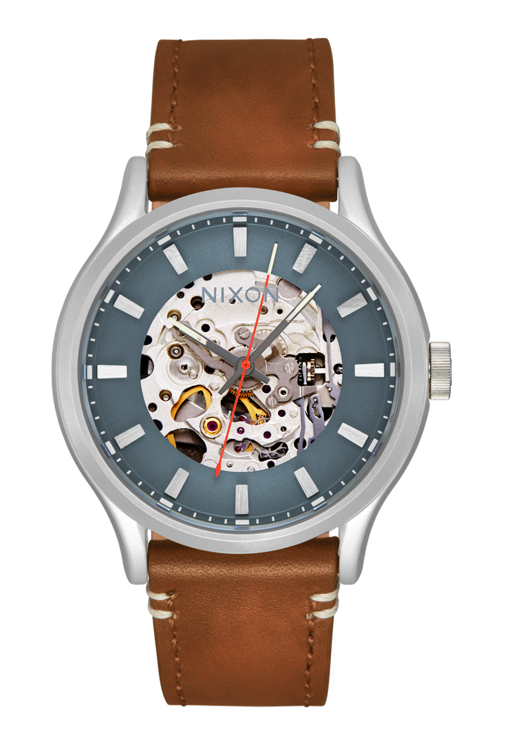 Spectra Leather - Lt Gunmetal / Basalt / Sienna