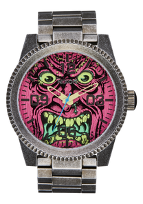 Nixon x Santa Cruz Capsule - Gunmetal / Pink / Roskopp View 2
