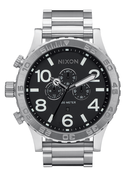 51-30 Chrono Watch | Black | Men's Stainless Steel – Nixon US 51-30 Chrono Watch | Black | Men's Stainless Steel – Nixon US