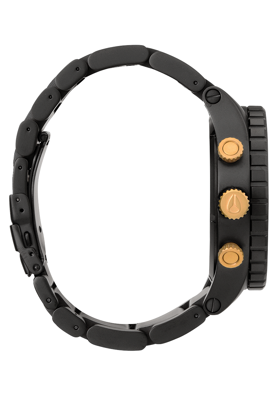 51-30 Chrono Watch | Matte Black / Gold | Men's Stainless 51-30 Chrono Watch | Matte Black / Gold | Men's Stainless
