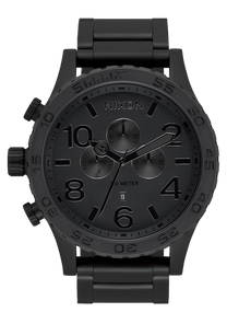 51-30 Chrono Watch | All Matte Black / Black | Men's Stainless 51-30 Chrono Watch | All Matte Black / Black | Men's Stainless