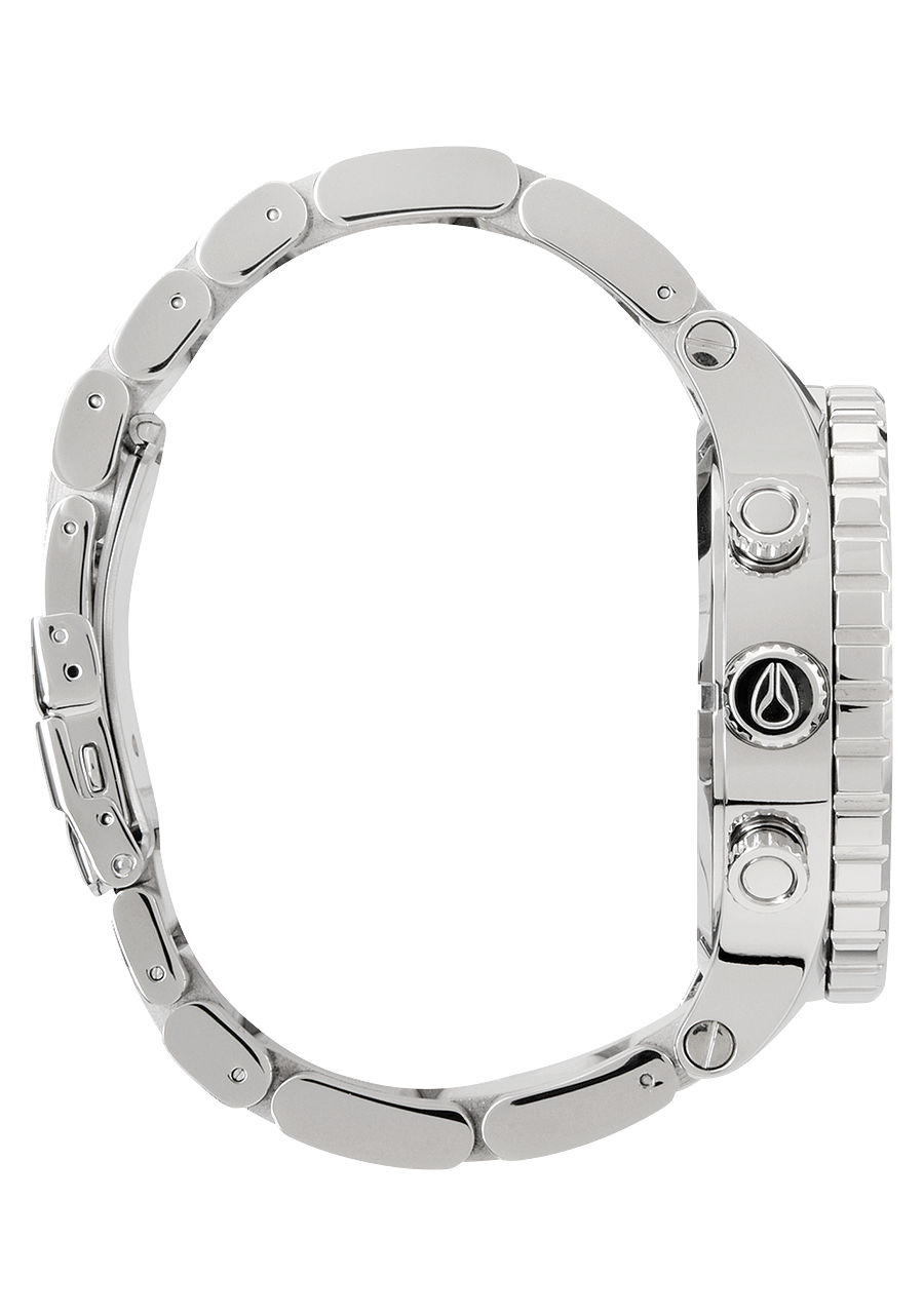 51-30 Chrono Watch | High Polish / White | Men's Stainless Steel