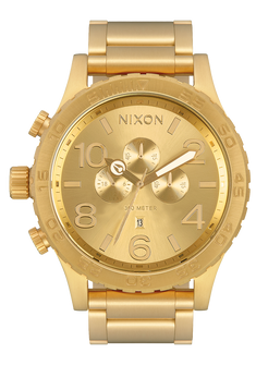 51-30 Chrono Watch | All Gold | Men's Stainless Steel – Nixon US 51-30 Chrono Watch | All Gold | Men's Stainless Steel – Nixon US