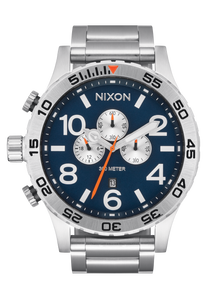 51-30 Chrono Watch | Silver / Midnight | Men's Stainless Steel 51-30 Chrono Watch | Silver / Midnight | Men's Stainless Steel