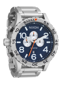 51-30 Chrono Watch | Silver / Midnight | Men's Stainless 51-30 Chrono Watch | Silver / Midnight | Men's Stainless